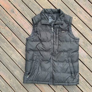 Empyre Men's Small Black Vest Quilted and Full Zip Closure